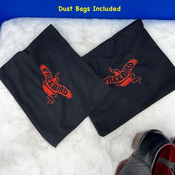 🚫SOLD! |•FREEBIRD🦅BY STEVEN•| GORGEOUS DETROIT Black Snake Booties Size 10 - Picture 13 of 16